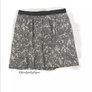 ‼️SALE ‼️ LOFT Silk Blend Floral A Line Skirt